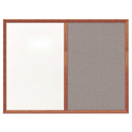 United Visual Products Slim Style Indoor Enclosed Corkboard, 12 UV500SC-BRONZE-SURF